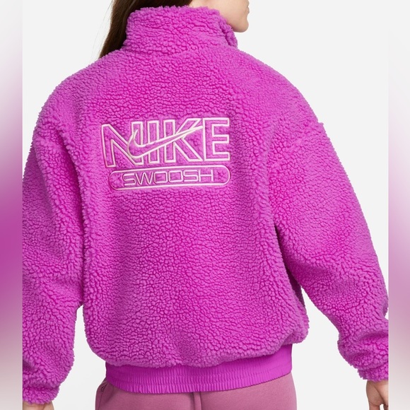 Nike Jackets & Blazers - Nike Women’s Oversized Plush Swoosh Jacket